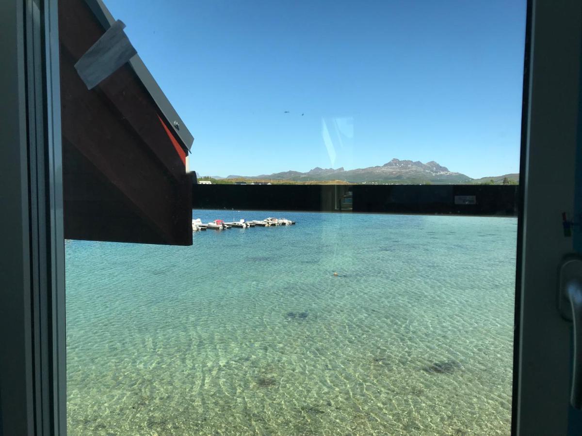 Nappstraumen Seafront Cabin Leknes Buitenkant foto