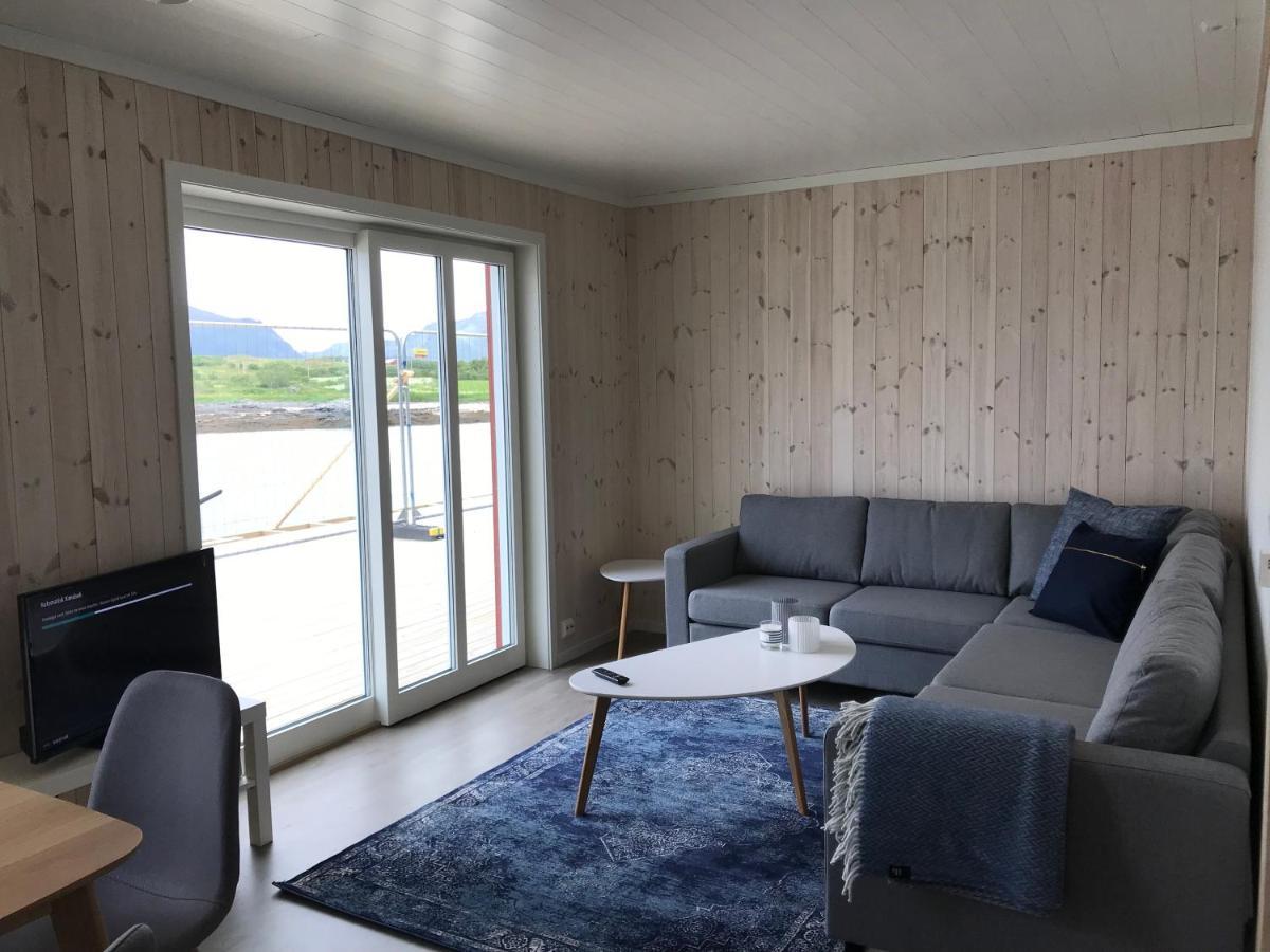 Nappstraumen Seafront Cabin Leknes Buitenkant foto