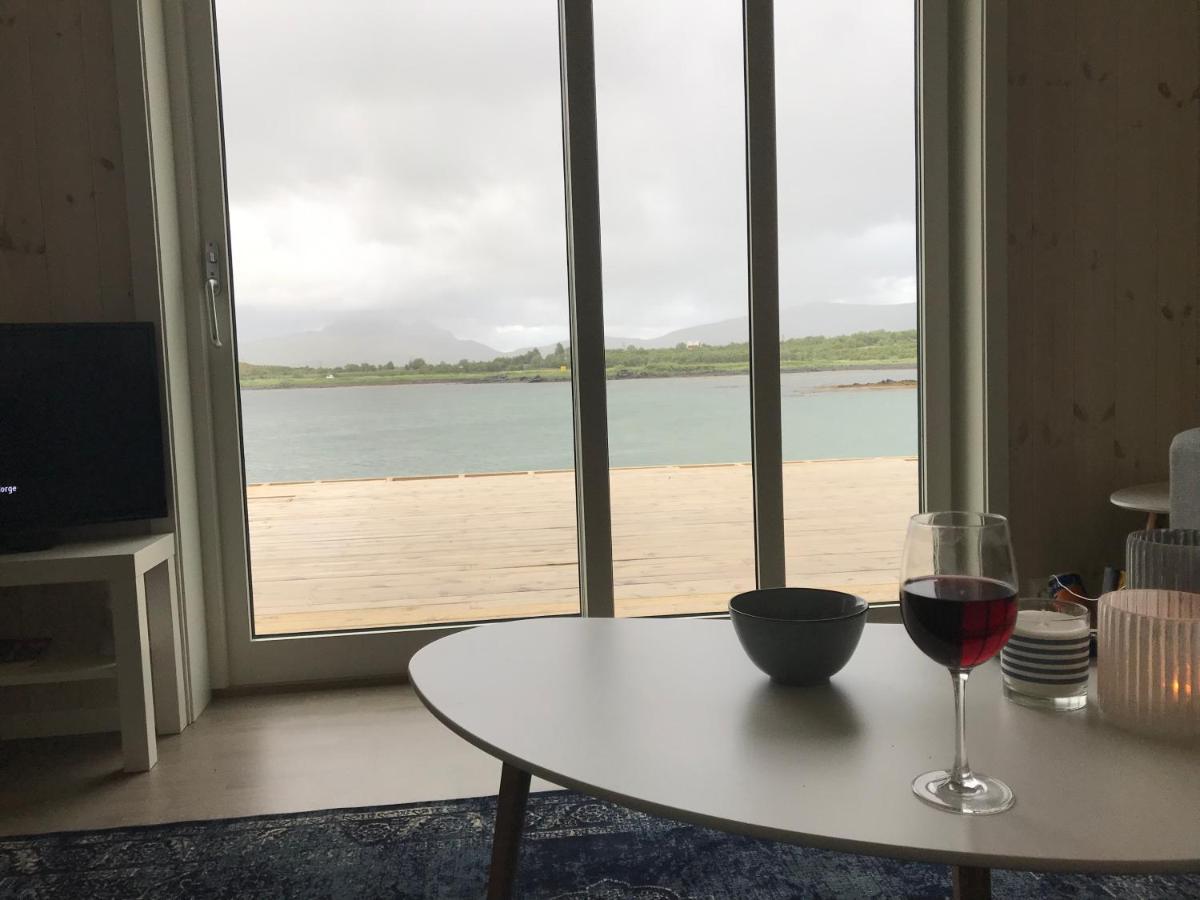 Nappstraumen Seafront Cabin Leknes Buitenkant foto